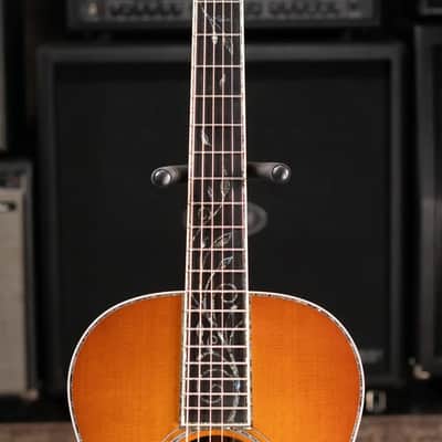 Santa Cruz H13 42 Style Acoustic Guitar - Orcas Island Cedar/Waterfall Bubinga with Hardshell Case image 5