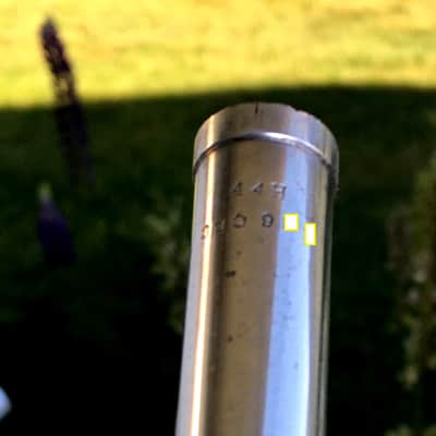 " DAPPER PAN " SUMMER DEAL CONN 44H TROMBONE 1936 SERVICED GIG READY ORG SILVER PAN VOCABELL CONNQUEROR HAND POLISH SILVER 98% HAND ENGRAVED UNIQUE PAN MUSTACHE FACE image 5