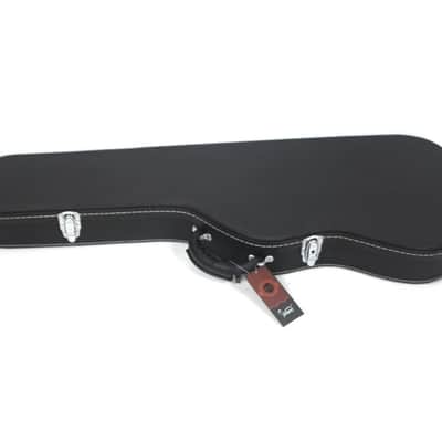 Black Strat • Tele • SG - Wood Guitar Case - With lock + handle image 1