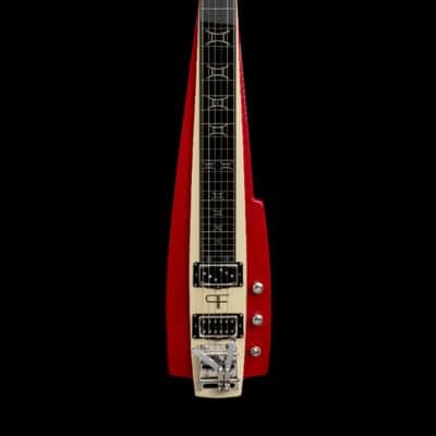 Duesenberg Alliance Series - Lap Steel - Paul Franklin Red with Case image 6