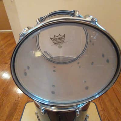 Pearl Export 12 round x 10 rack tom, gloss black, ISS mount, pro heads excellent image 8