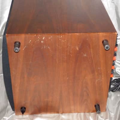 Klipsch SW-12 12" dual driver subwoofer vintage oak image 10