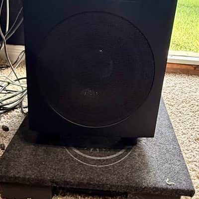 ADAM Audio A7 Powered Studio Monitors (Pair) + ADAM Sub8 Powered Subwoofer + Primacoustic Isolation Platforms 2000s - Black walnut image 3