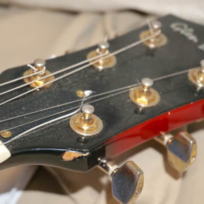 Glen Burton GE775 Chicago Hollow Body Archtop Jazz Guitar with Bigsby image 7