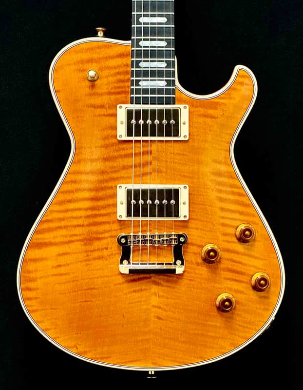 Knaggs Guitars - Kenai - Amber Burst - T2 Top, Body, Head Stock, P90's - Block Inlay - Gold Hardware - OHSC - Call for Best Price !!! image 1