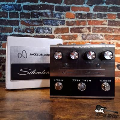 Silvertone / Jackson Audio Twin Trem Dual Tremolo Pedal *NEW* (2026 - Stainless Steel) image 1