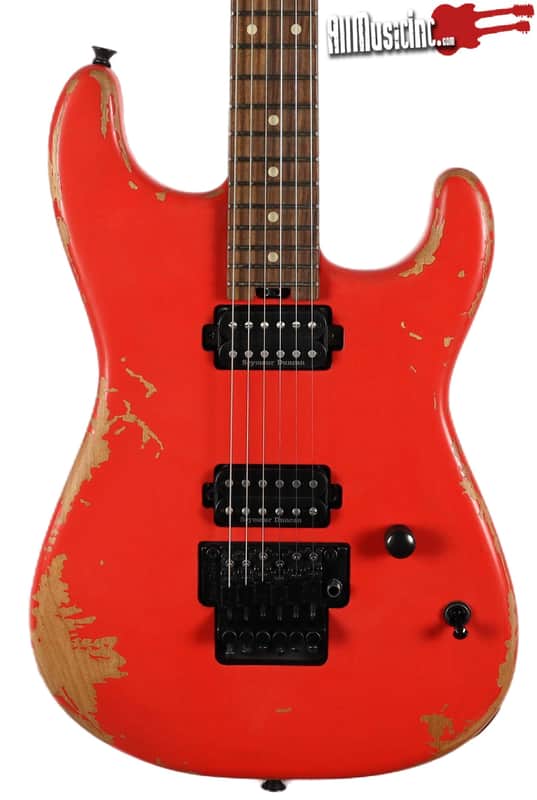Charvel Pro-Mod San Dimas Style 1 HH FR PF Electric Guitar Weathered Orange image 1