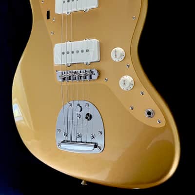 Fender FSR MIJ Made in Japan 2025 MH Matching Headstock Traditional 60s Jazzmaster - Mystic Aztec Gold image 3