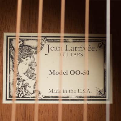Larrivee 00-50 Flat Top Acoustic Guitar (2005), ser. #65238, original black hard shell case. image 13
