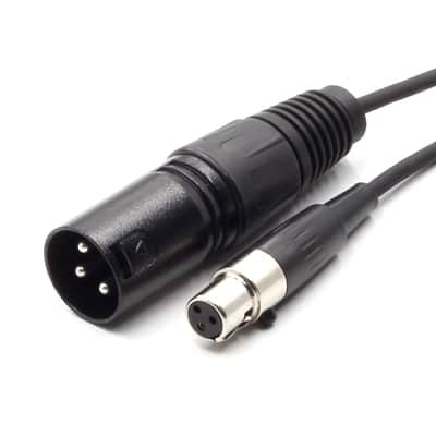 3 Pin XLR Male Plug to 3 Socket Female Mini XLR Pro Lapel Microphone Cable -TA3-XLR Cable(1.5M/5FT image 3