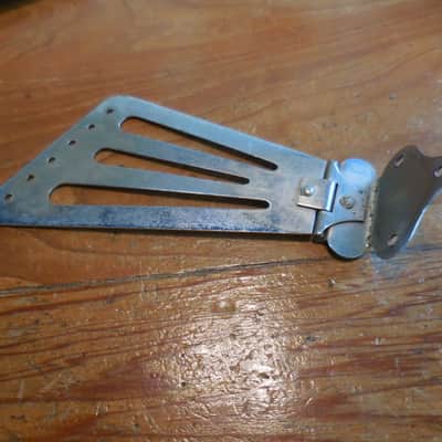 Teisco Guitar 1960's - Unusual Fancy chrome Tailpiece image 2
