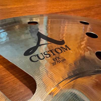 Zildjian 20" A Custom EFX Crash Cymbal 2010 - Present - Brilliant image 6