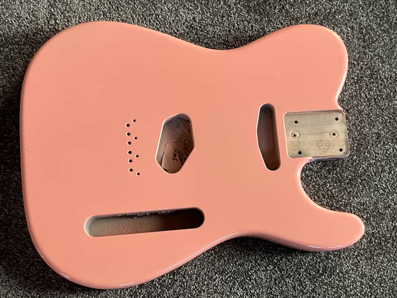 G&L Fullerton ASAT guitar body Coral Reef Alder USA image 1