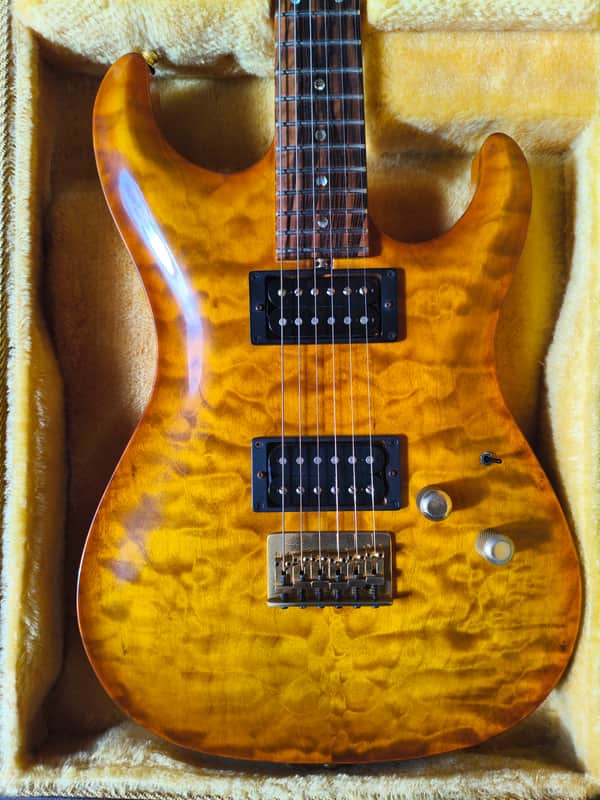 Carruthers - Extremely Rare!!! One-off Custom Order "Super Strat" mid 1990s - Carved Top and Chambered - Collector's condition! image 1