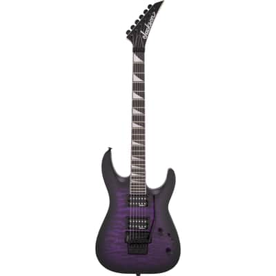 Jackson JS Series Dinky Arch Top JS32Q DKA Guitar - Transparent Purple Burst image 4