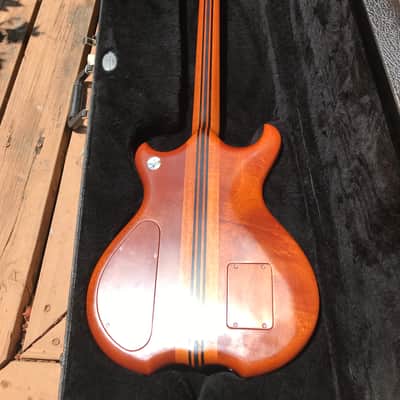 Alembic Custom Archive "Monty" Circa 2012 Natural Ebony/Mahogony image 5