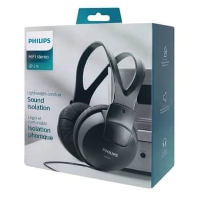 NUX MP-3 Mighty Plug Pro Silent Practice Guitar/Bass Modeling Headphone Amp & Philips Over-Ear Headphones Bundle image 10
