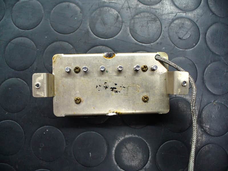 Gibson T-Top patent sticker humbucker late '60s early 70's 1970 1971 1972 1973 1969 - double black image 1
