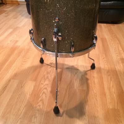 16" X 16" Pearl Masters Custom MCX Floor Tom in Bronze Glass #406 Wrap Finish image 2