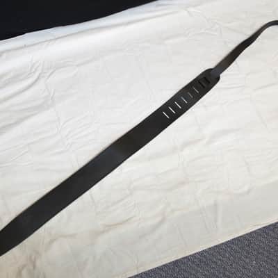 DEAN Sheepskin Black Leather GUITAR Strap NEW - Logo - 2.5" wide image 3