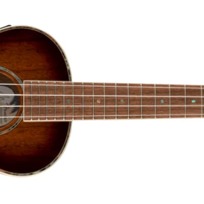 Fender Montecito Tenor Ukulele, Walnut Fingerboard, Shaded Edge Burst #0970452164 image 2