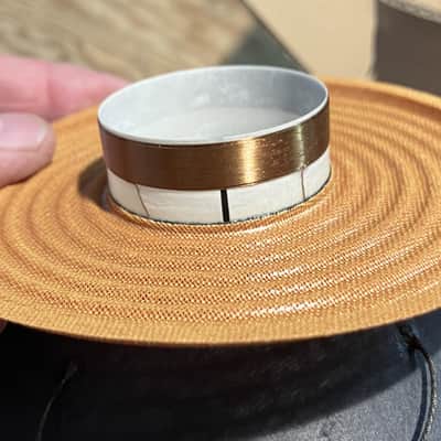 Celestion  Alnico  Gold 50W, "T-5587BWR", 8 or 15 ohm, drop-in Re-cone kit. image 2