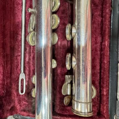 Argonaut Vintage Italian Flute 1960 - Silver Plated image 8