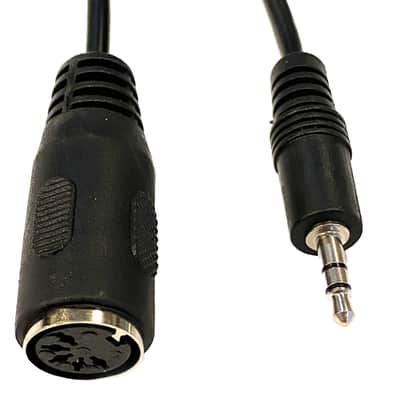 Kurrent Electric (4) Pack of MIDI to 3.5mm Type-A Adapter 14" Inch Cables for KORG SQ-64 and NTS-1 image 2