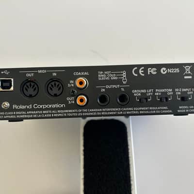 Roland UA-55 Quad-Capture USB 2.0 Audio Interface 2010s - Black image 4