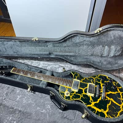 Epiphone Les Paul Nuclear Extreme 2001 - 2002 - Green Yellow Crackle image 14