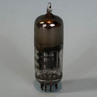 1963 General Electric 6AU8A Vintage 1960s GE Gray Plate D Getter Tube! T448 image 4