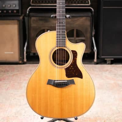 Taylor 414ce Studio Grand Auditorium Acoustic/Electric Guitar - Natural with Gig Bag image 3