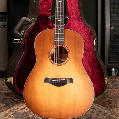 Taylor Builder's Edition 517e Grand Pacific Acoustic/Electric Guitar - Wild Honey Burst with Hardshell Case - Floor Model Demo image 13