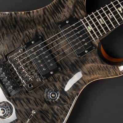 2017 PRS Custom 24 Floyd Rose Wood Library Limited Edition - Grey Black | Artist Grade Quilted Maple Top \m/ Pickups | CoA OHSC image 19