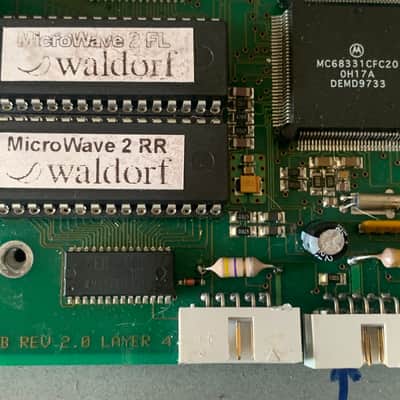As Is For Parts / Repair Waldorf Microwave XT Rackmount Wavetable Synthesizer 1998 - Orange image 17