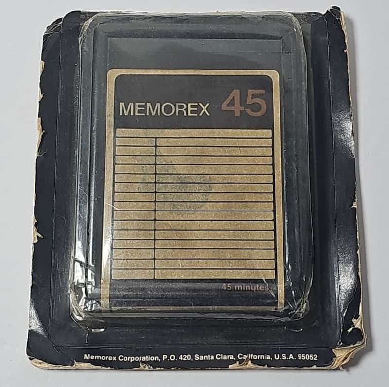 Vintage Memorex 45 Minute Blank 8 Track Recording Tape Cartridge NOS image 1
