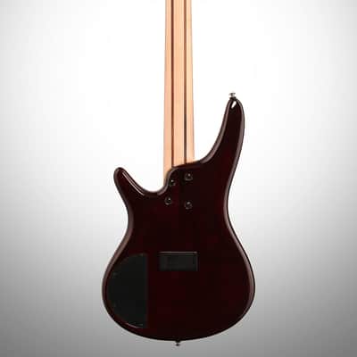 Ibanez SR375EF Fretless Electric Bass, 5-String, Brown Burst image 6