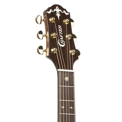 Crafter VL G22CE VVS VL Series Grand Auditorium Cutaway Solid Spruce Top Mahogany Neck 6-String Acoustic-Electric Guitar w/Gig Bag image 8