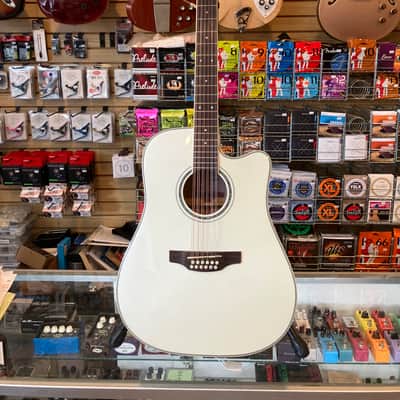 Takamine GD37-CE-12-PW - Pearl white 12 string image 1