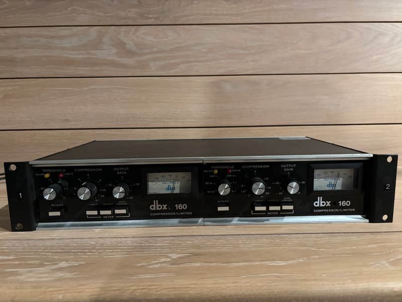 dbx 160 Compressor / Limiter Pair 1970s - Black image 1