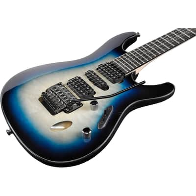Ibanez JIVAJR-DSE Nita Strauss Signature 6-String Solid Body Electric Guitar with Ebony Fretboard, Right-Handed, Deep Sea Blonde image 9