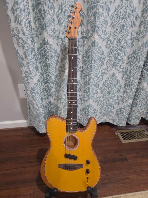 Fender Acoustasonic Player (MIM) Telecaster 2021 - Present - Butterscotch Blonde