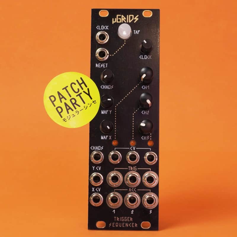 jakplugg uGrids Mutable Instruments Grids alt (clone) sequencer black 8HP image 1