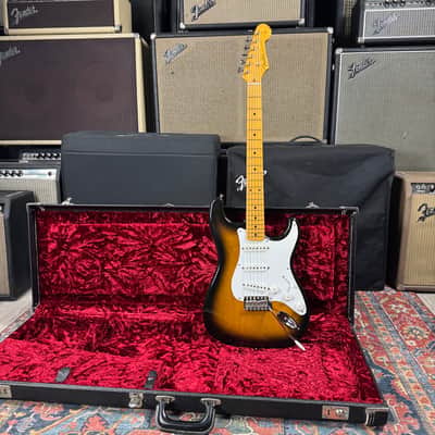 Fender Japan Stratocaster ST54 Export Model w/Lacquer Body & ST57 Neck USA Pickups - 1989-1991 image 11