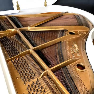 White Baby Grand Piano | Hardman Queen Anne Art-Case Designer image 6