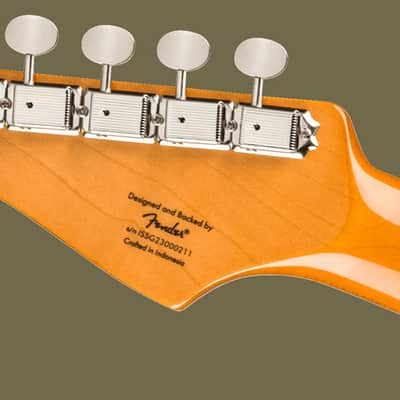 FSR Classic Vibe '50s Stratocaster®, Maple Fingerboard, White Pickguard, Surf Green image 5