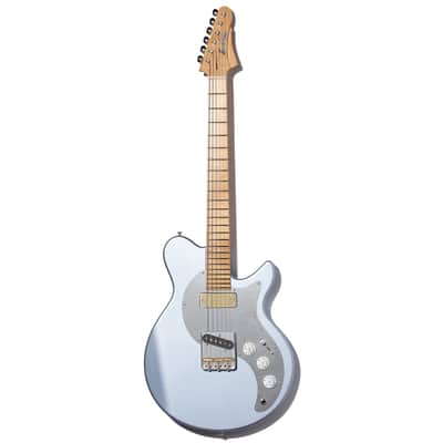 Eastman FullerTone SC 52 Single Cut Electric Guitar - Ice Blue Metallic image 3