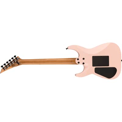 Jackson American Series Virtuoso Ebony Fingerboard Satin Shell Pink 2802401819 image 4