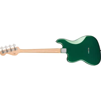 Squier Paranormal Rascal Bass HH Laurel Fingerboard Mint Pickguard - Sherwood Green image 5