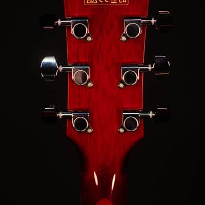 Ibanez AJ70M1E Artwood Series A/E Acoustic Guitar, Wine Red image 10